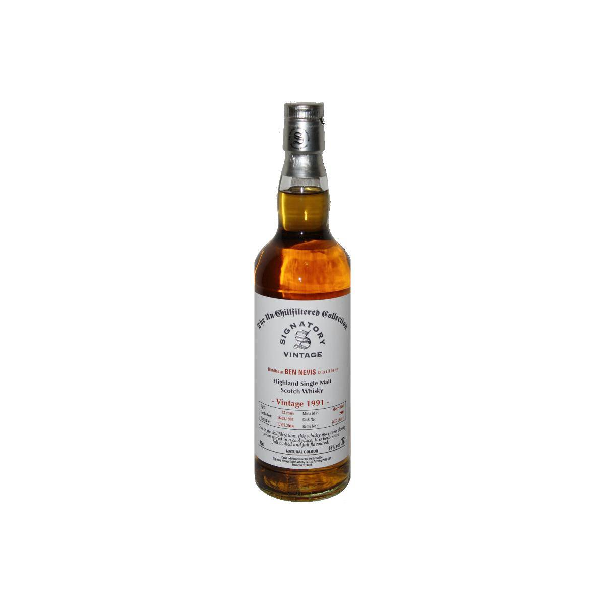 Ben Nevis The Un-Chillfiltered Collection 1991 22 Years Single Malt Whisky