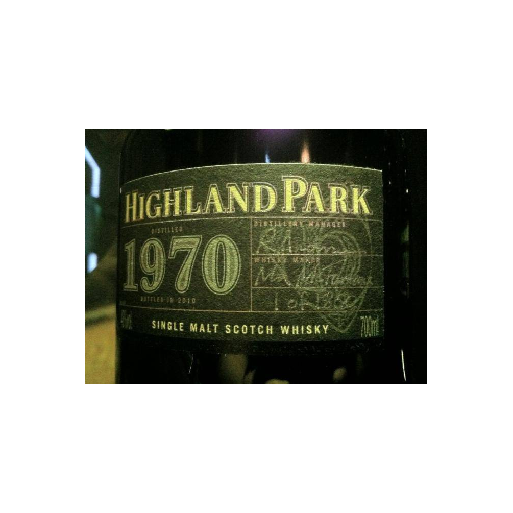Highland Park 1970 40 Years Single Malt Whisky 2