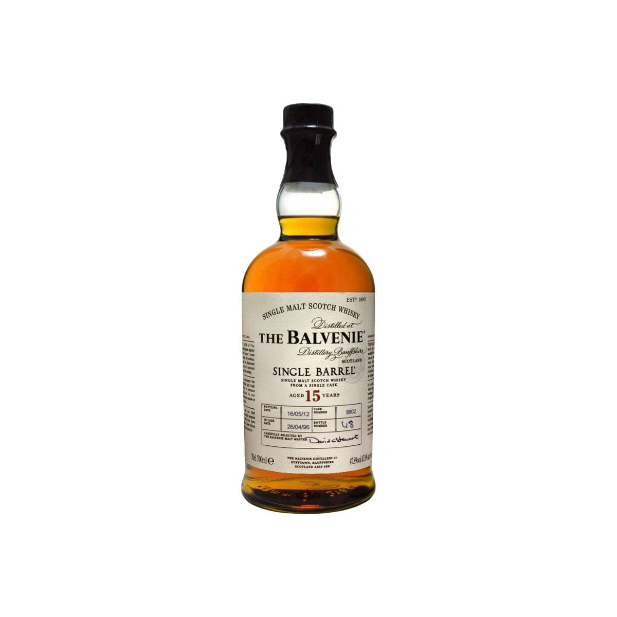 The Balvenie Single Cask 1996 15 Years Single Malt Whisky