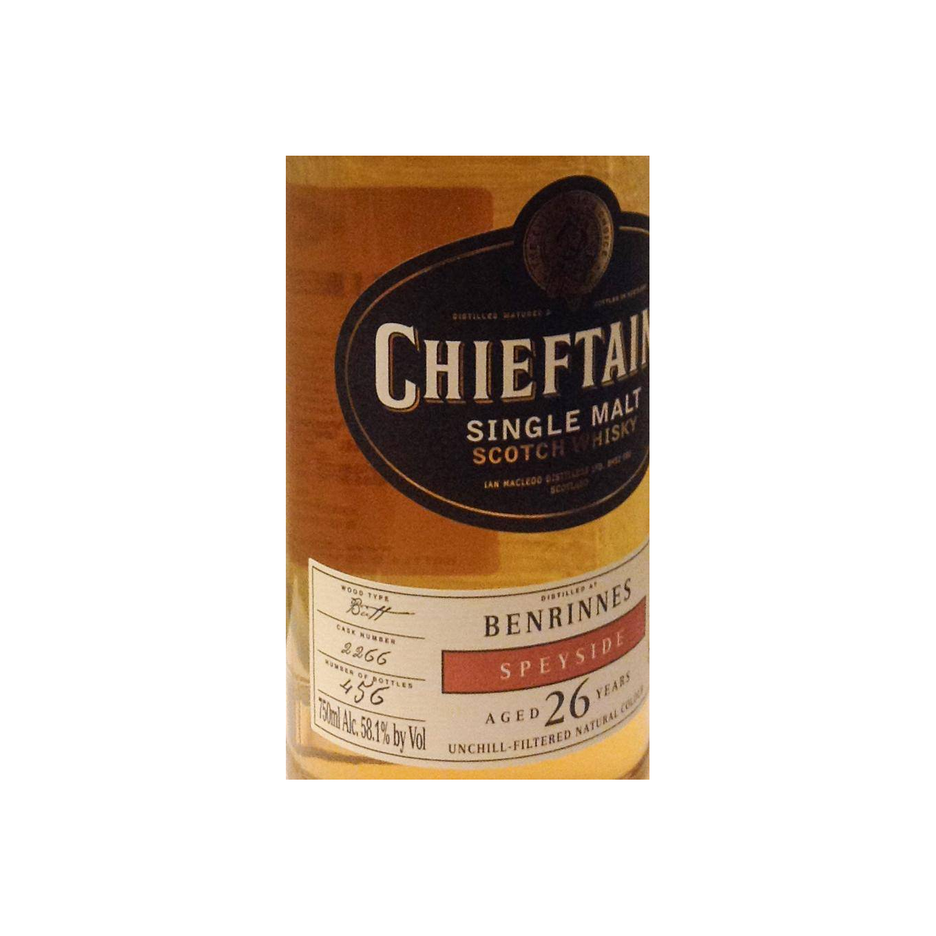 Benrinnes 1984 26 Years Single Malt Whisky 2
