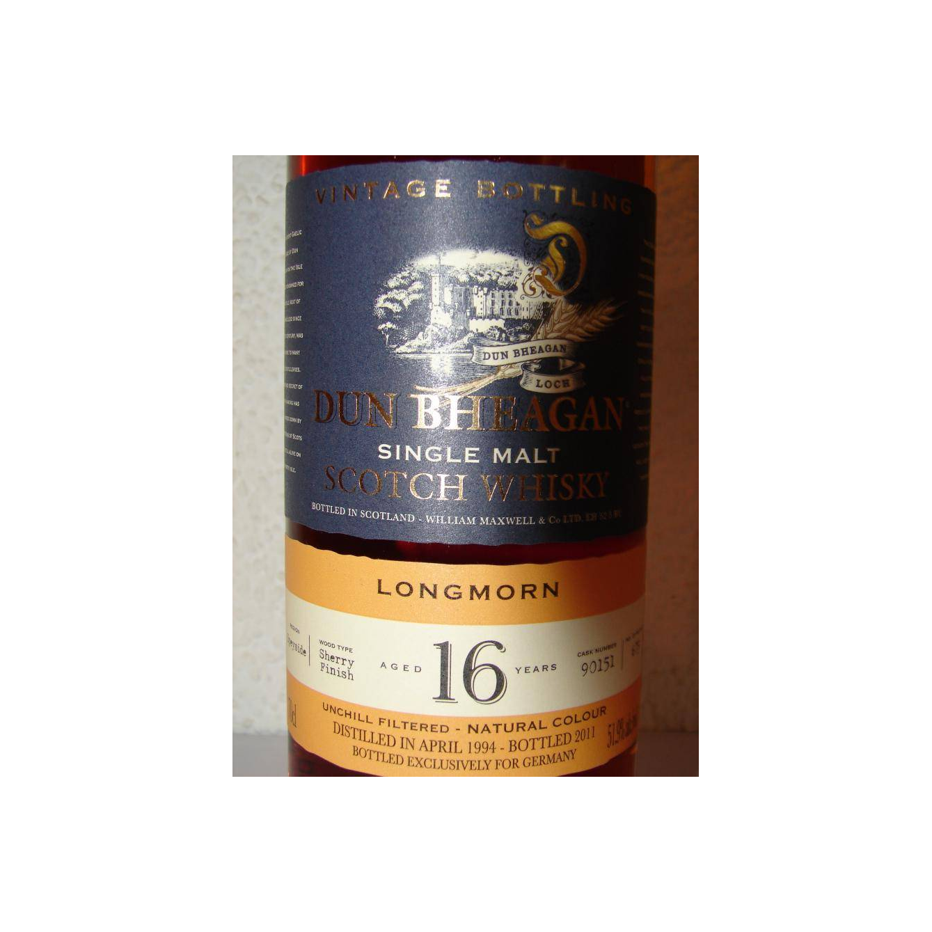 Longmorn 1994 16 Years Single Malt Whisky 2
