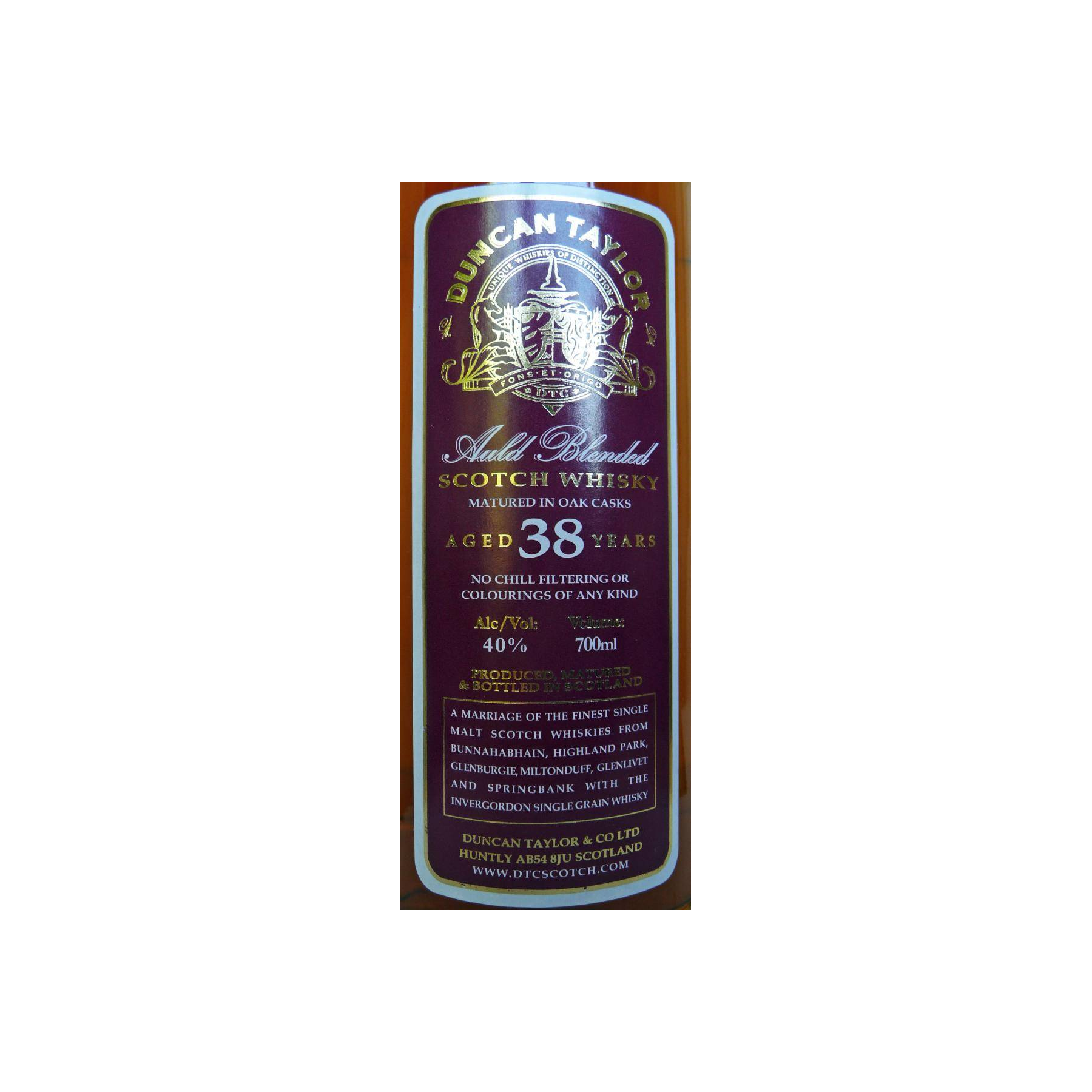 Auld Blended 38-year-old DT 2