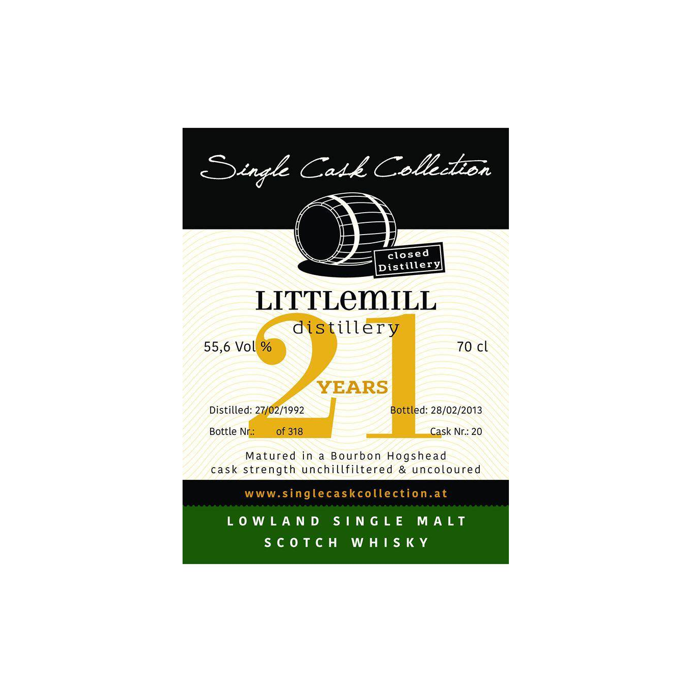 Littlemill 1992 21 Years Single Malt Whisky 2