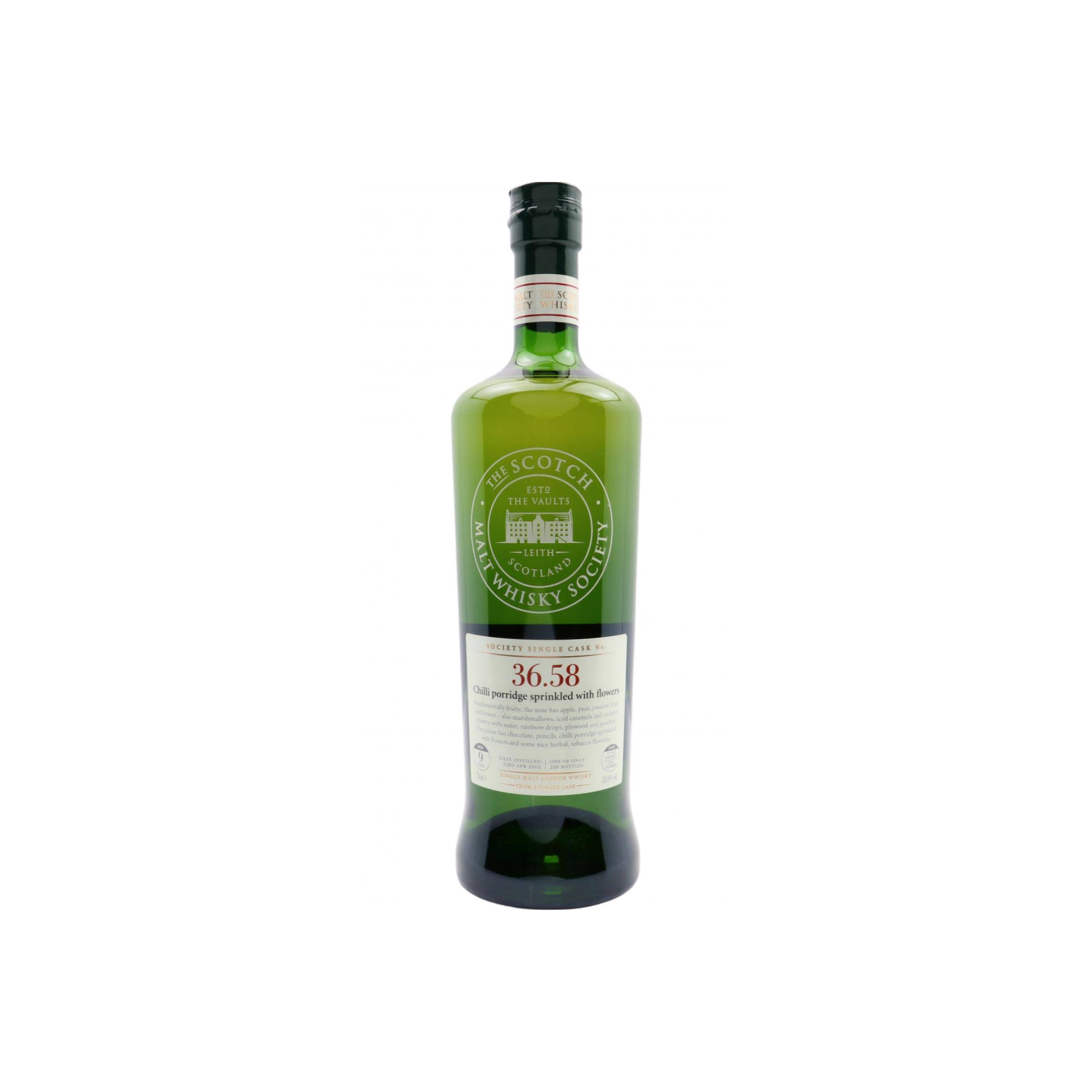 The Scotch Malt Whisky Society 2003 9 Years Single Malt Whisky