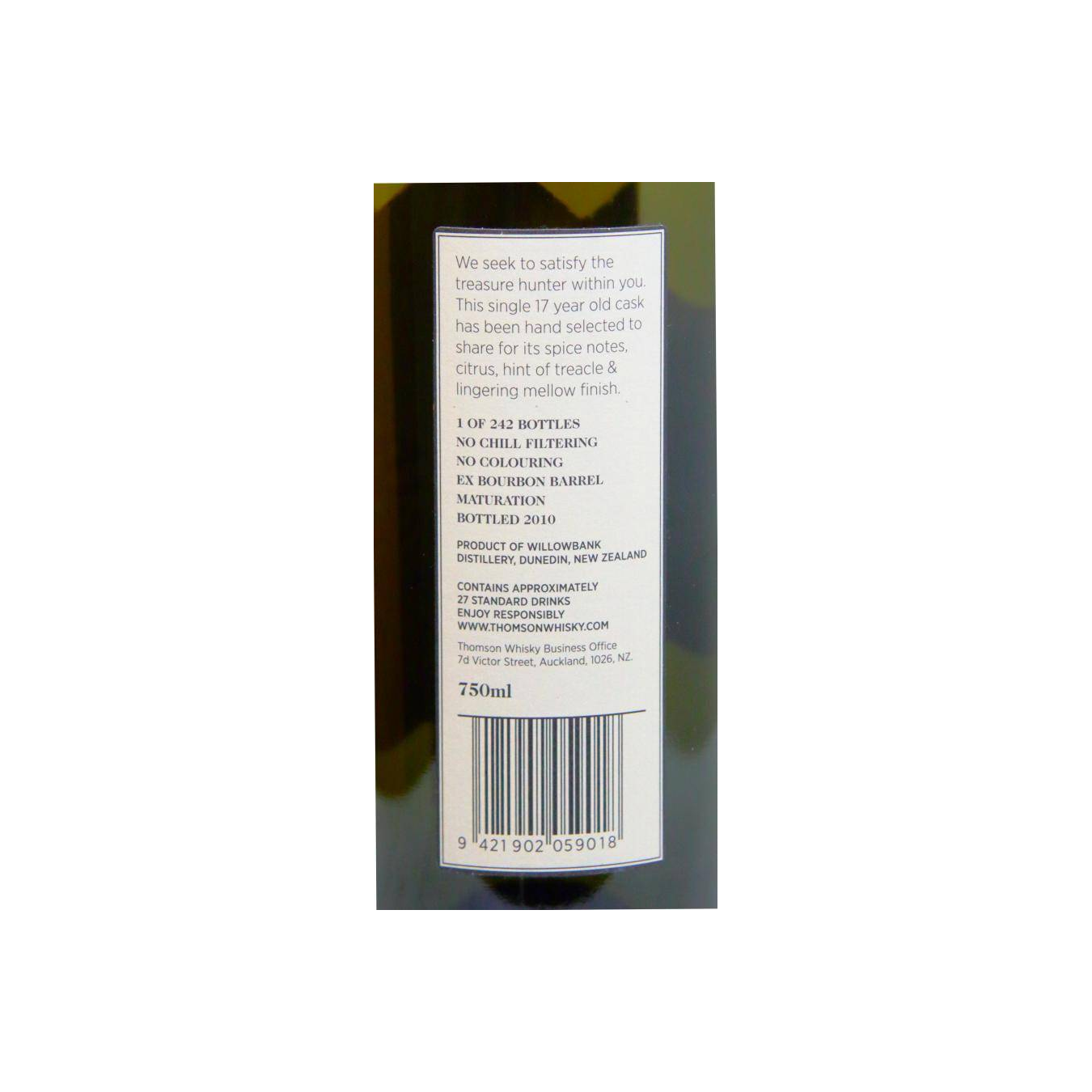 Thomson 17 Years Single Malt Whisky 3