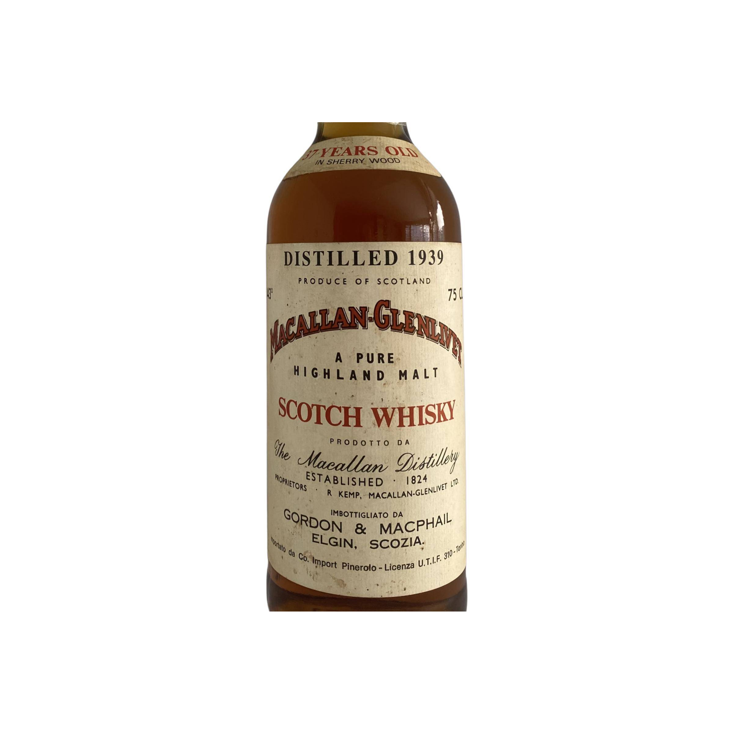 The Macallan 1939 37 Years Single Malt Whisky 2