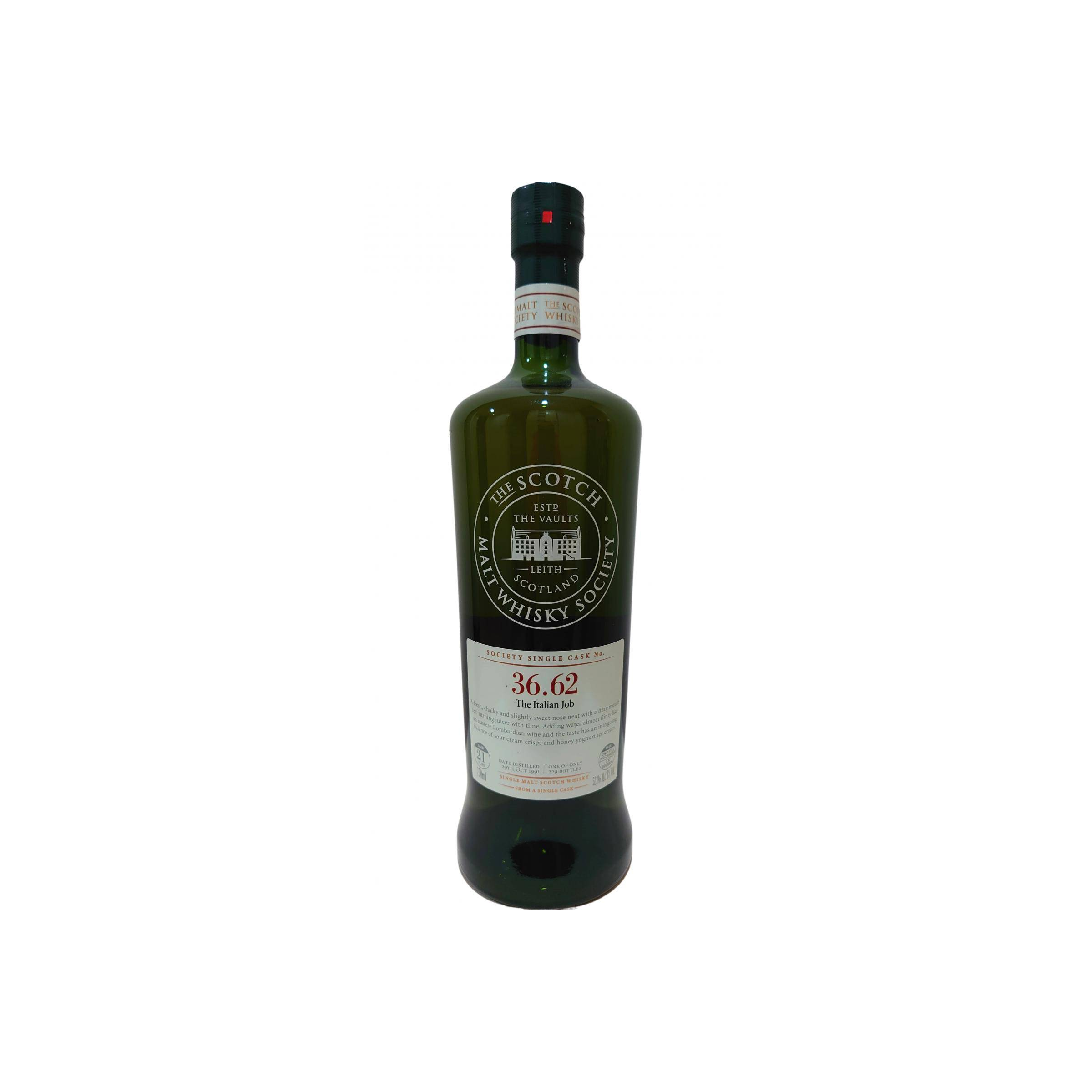The Scotch Malt Whisky Society 1991 21 Years Single Malt Whisky