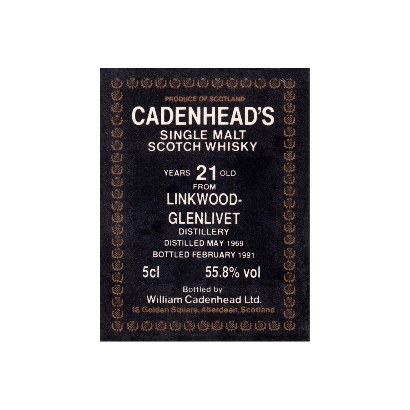 Linkwood 1969 21 Years Single Malt Whisky