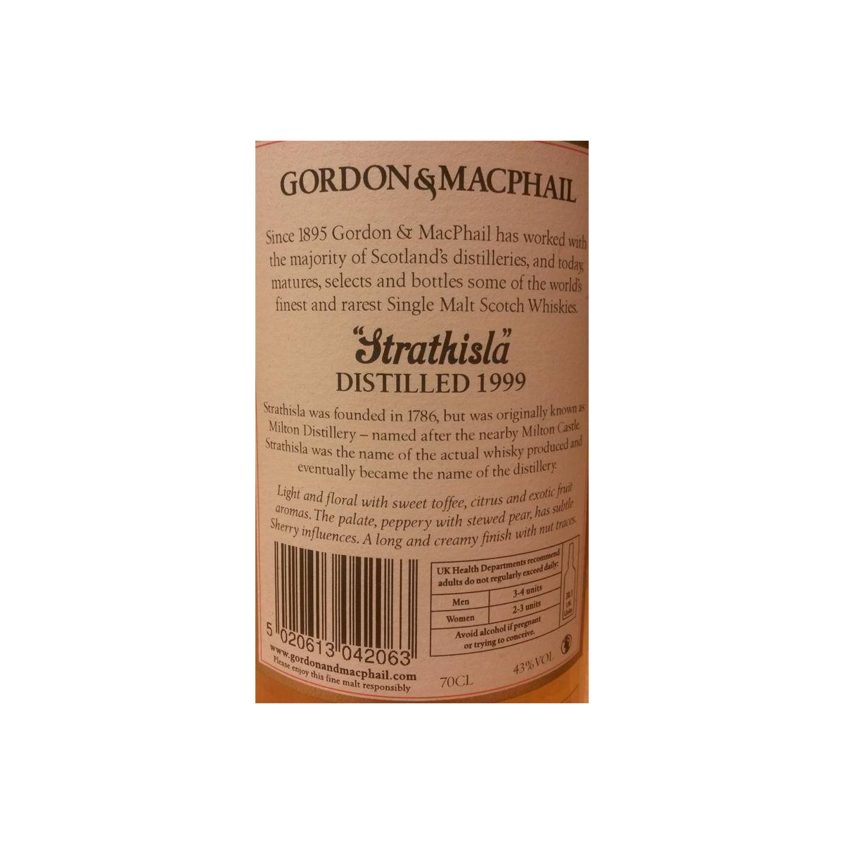 Strathisla Licensed Bottling 1999 14 Years Single Malt Whisky 2