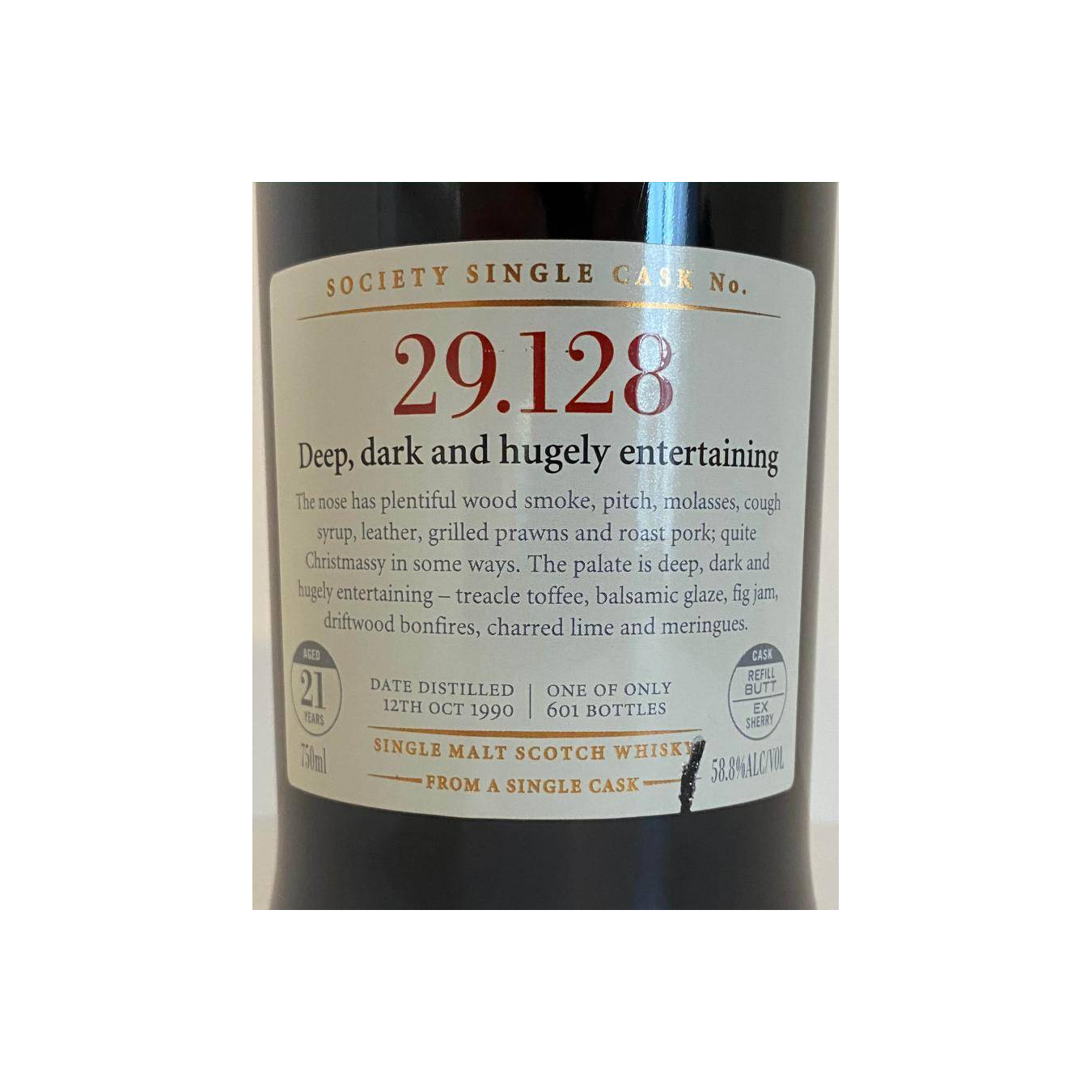 The Scotch Malt Whisky Society 1990 21 Years Single Malt Whisky 2