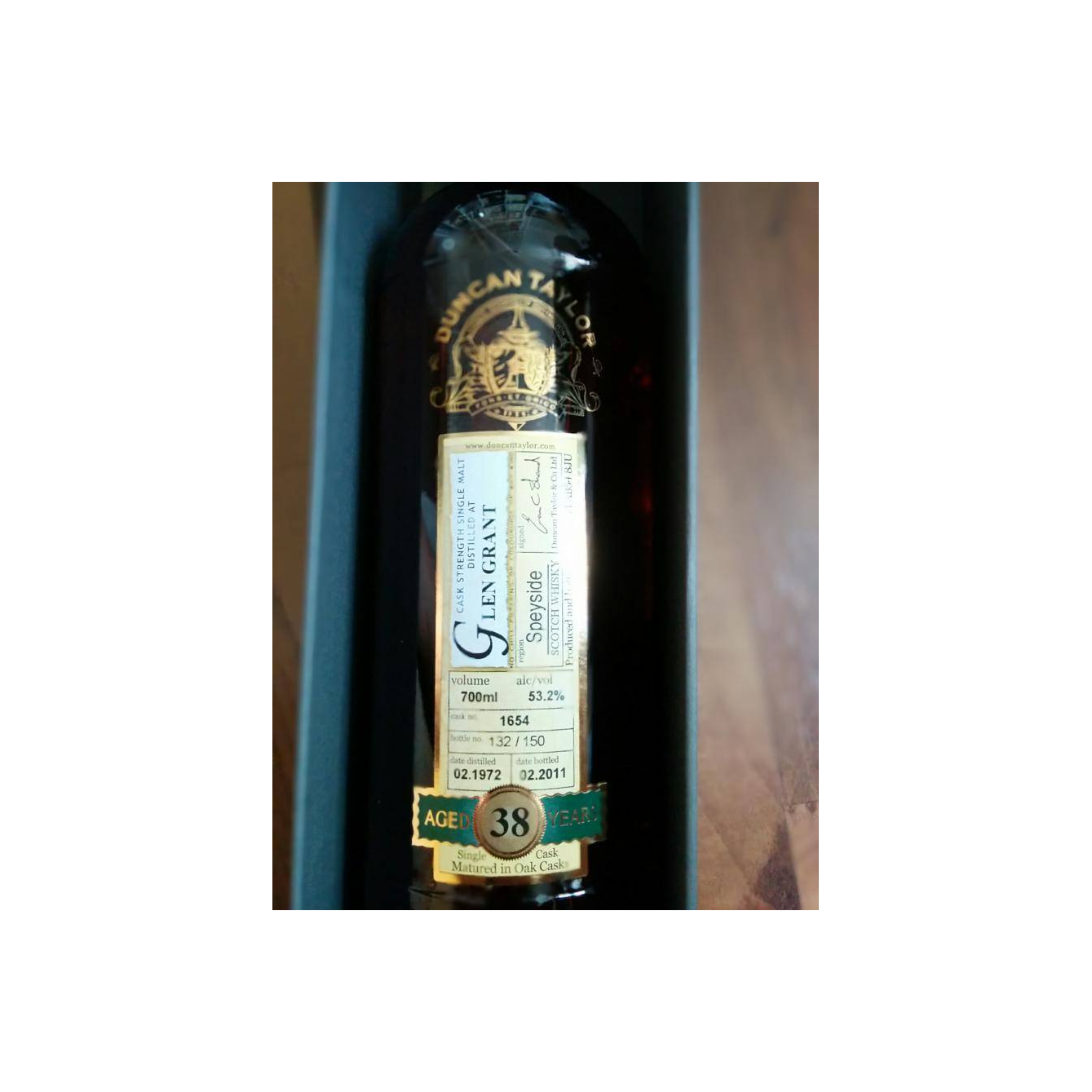 Glen Grant Rare Auld 1972 38 Years Single Malt Whisky