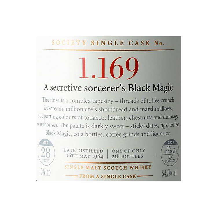 The Scotch Malt Whisky Society 1984 28 Years Single Malt Whisky 2