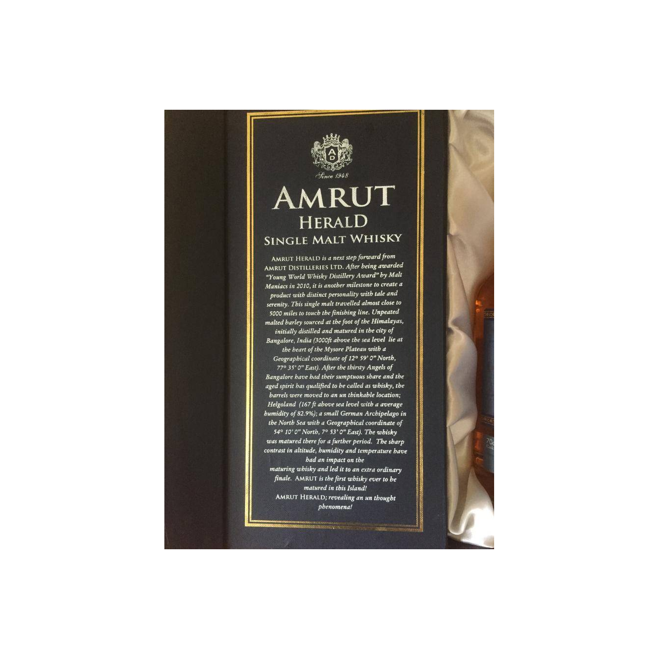 Amrut Single Malt Whisky 3