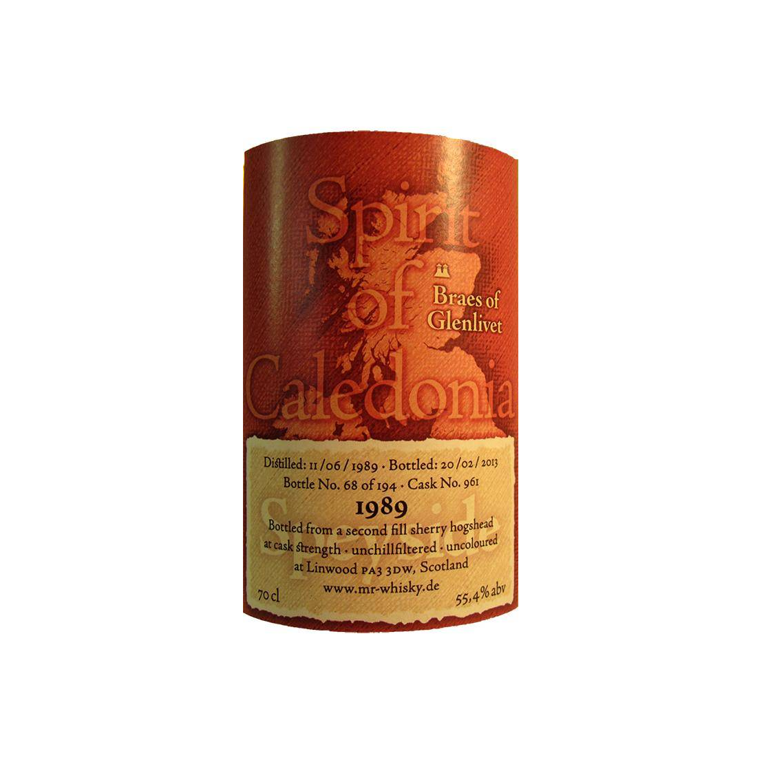 Braes of Glenlivet 1989 MrW