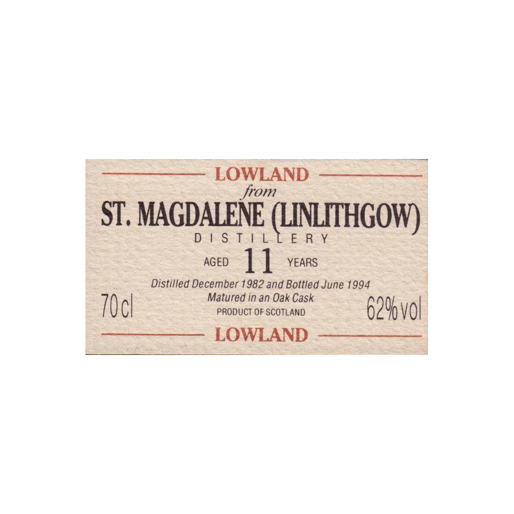 St. Magdalene Authentic Collection 1982 11 Years Single Malt Whisky
