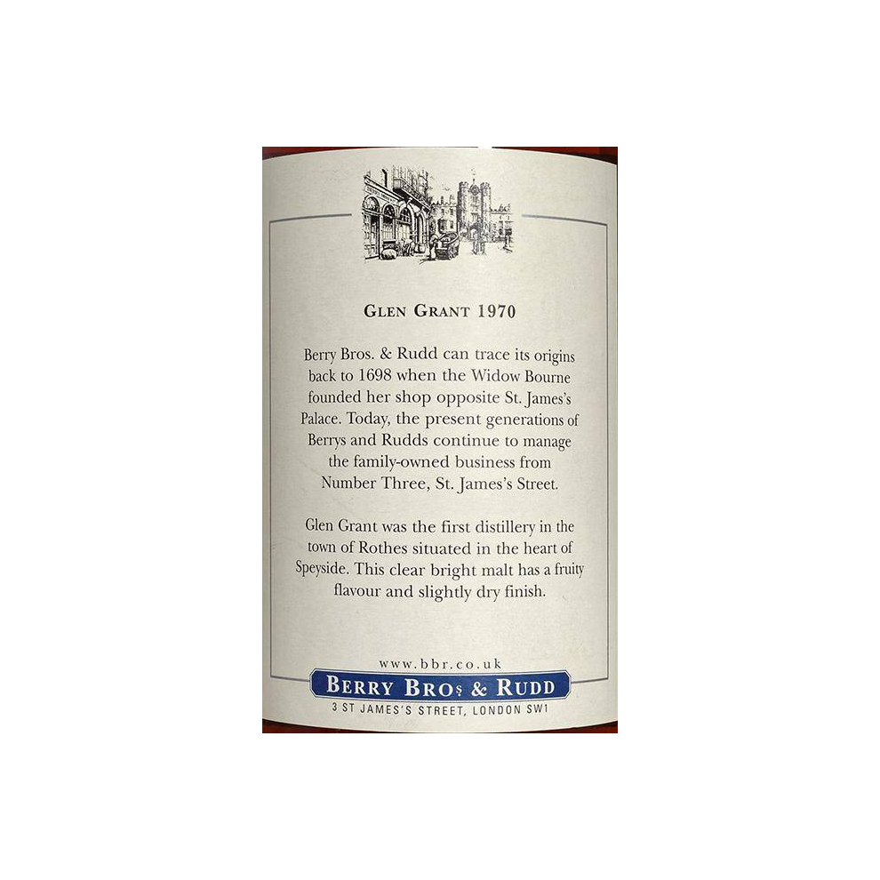 Glen Grant 1970 29 Years Single Malt Whisky 3
