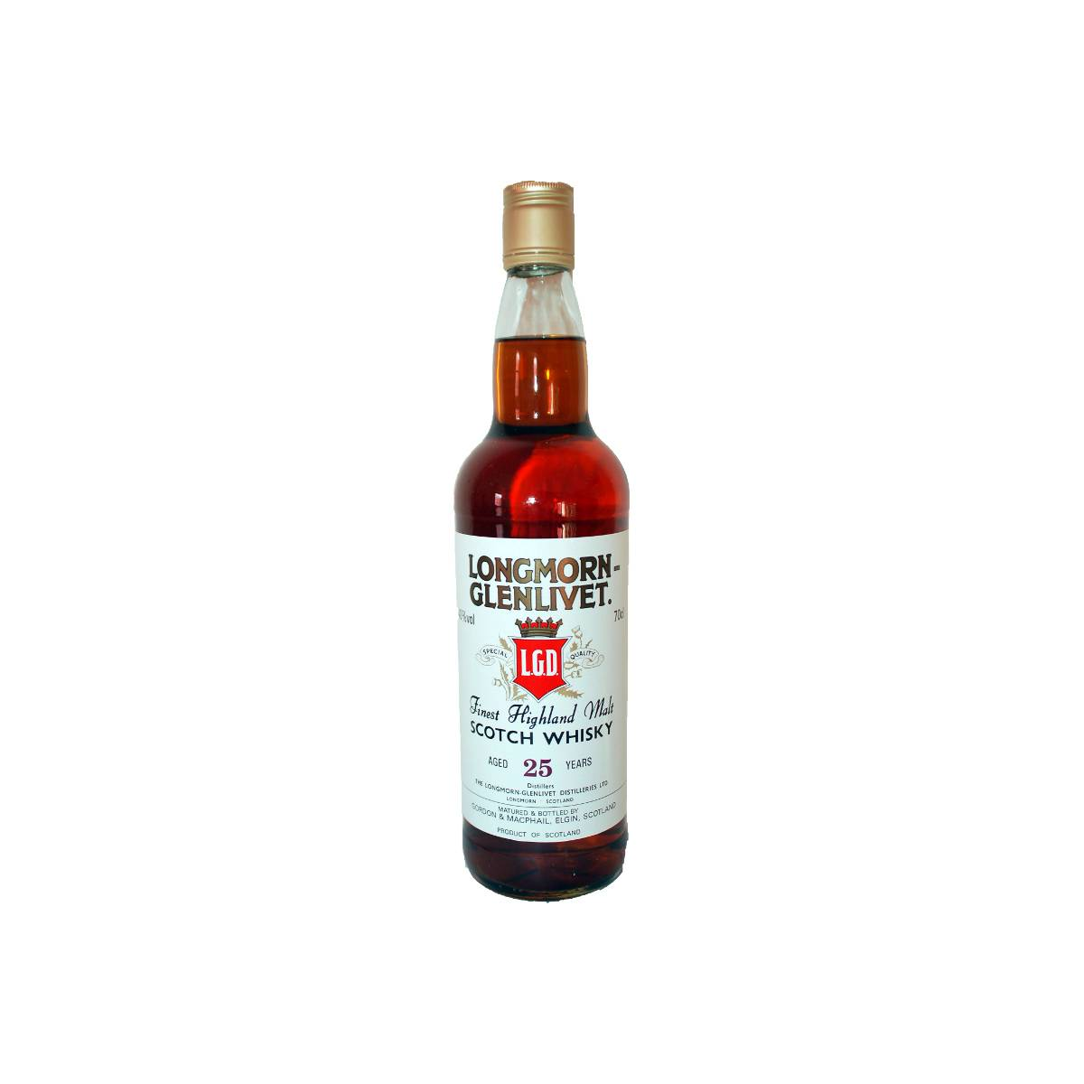 Longmorn Licensed Bottling 25 Years Single Malt Whisky