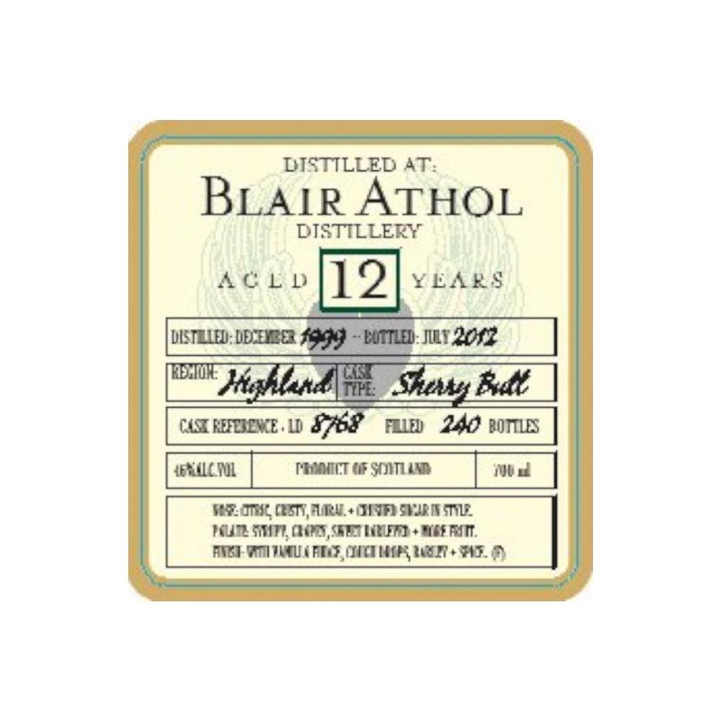 Blair Athol 1999 12 Years Single Malt Whisky 2
