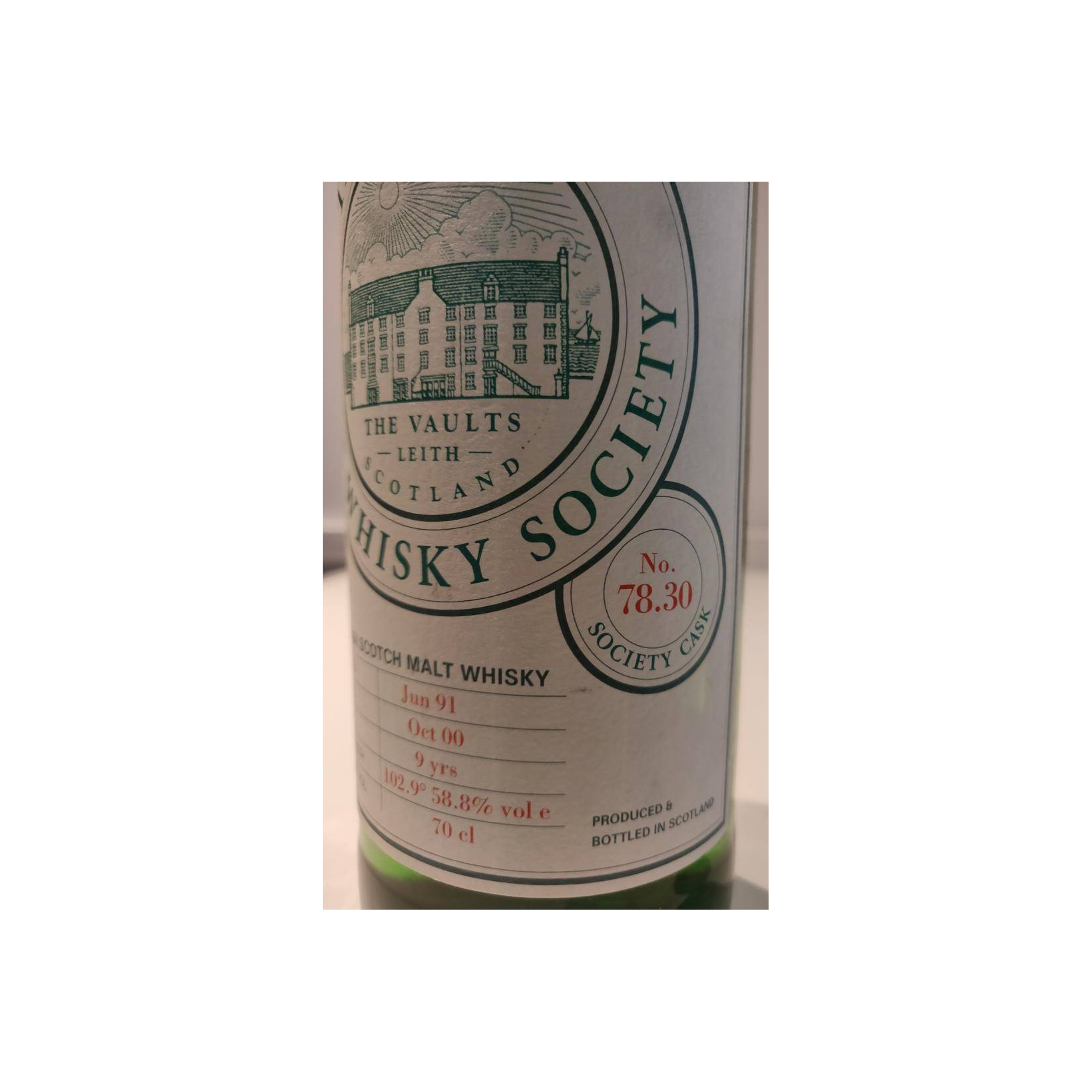 The Scotch Malt Whisky Society 1991 9 Years Single Malt Whisky 2
