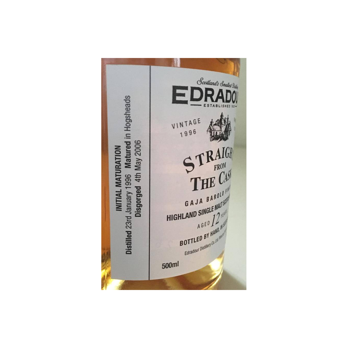 Edradour 1996 12 Years Single Malt Whisky 2