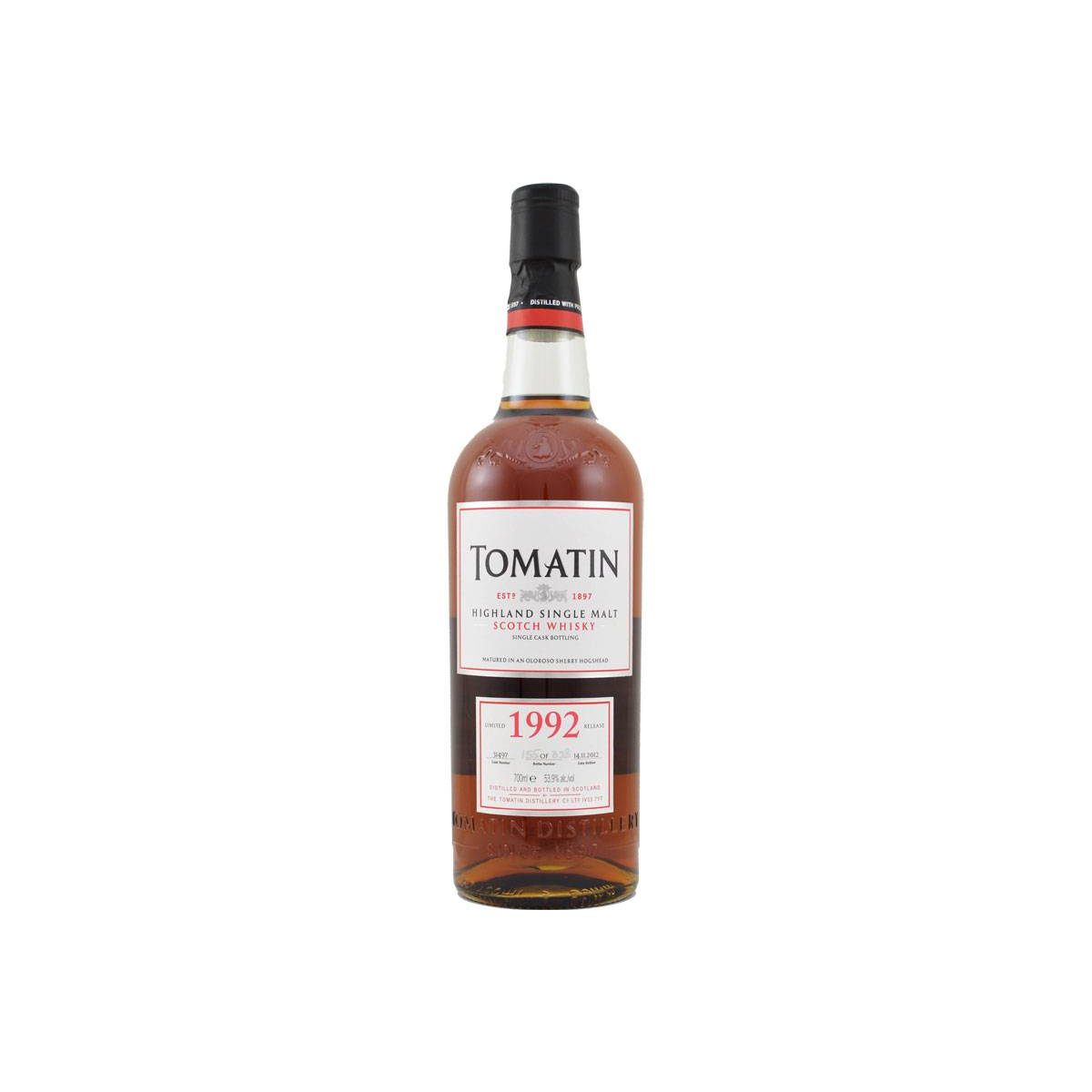 Tomatin 1992 20 Years Single Malt Whisky