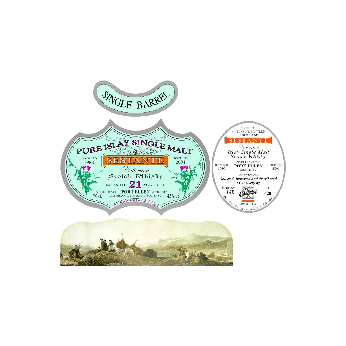 Port Ellen 1980 21 Years Single Malt Whisky 3
