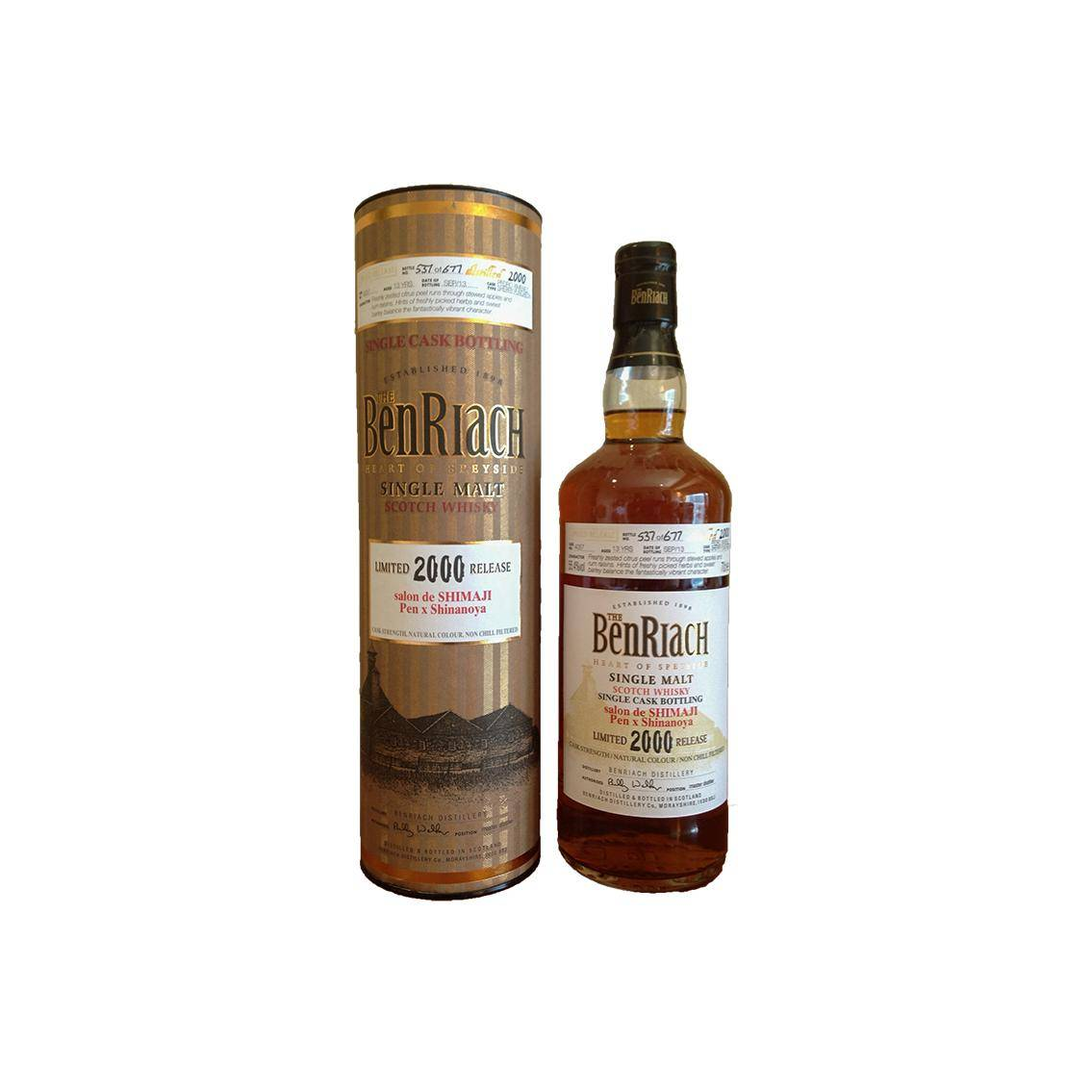 BenRiach Individual Cask Bottling 2000 13 Years Single Malt Whisky 3