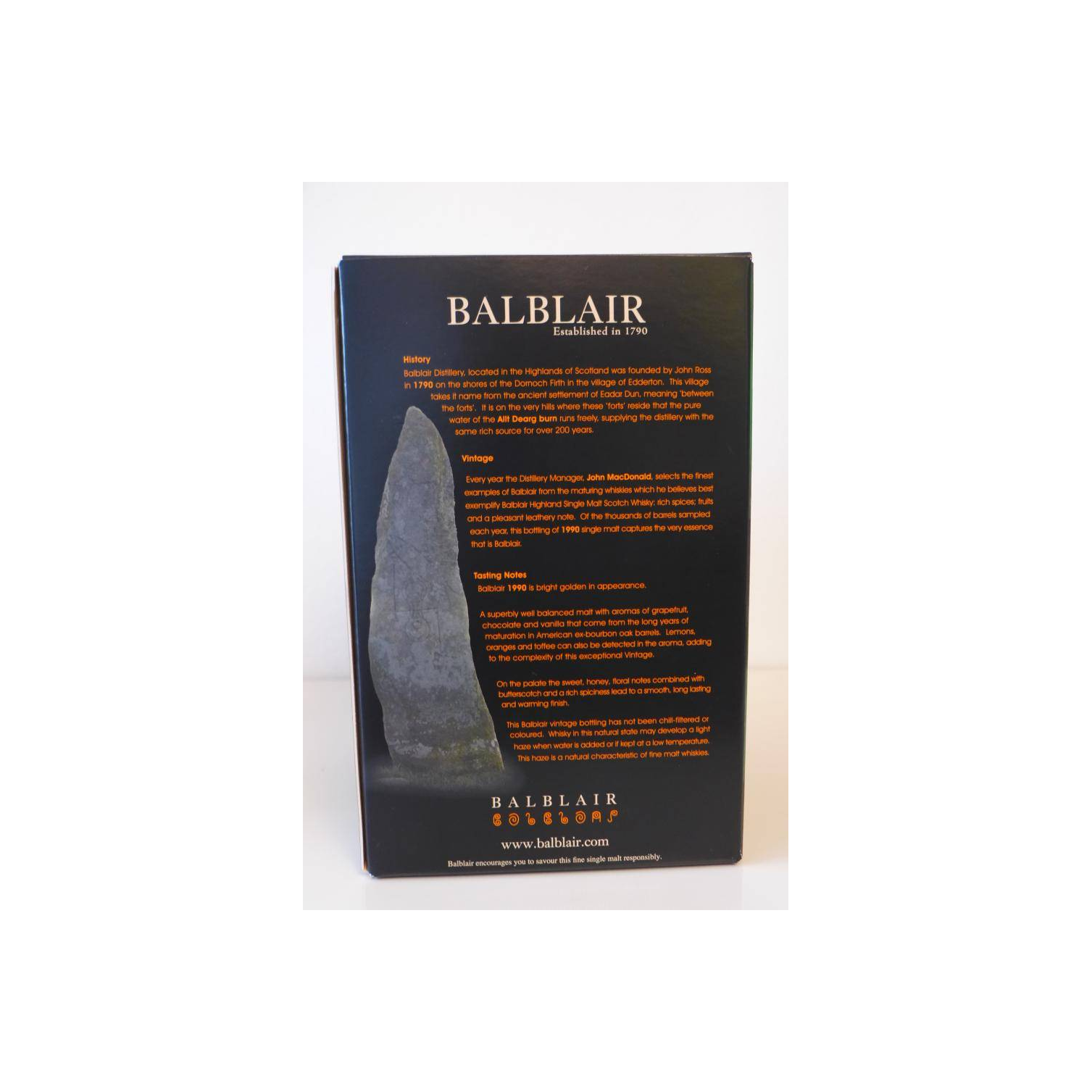 Balblair 1990 19 Years Single Malt Whisky 3