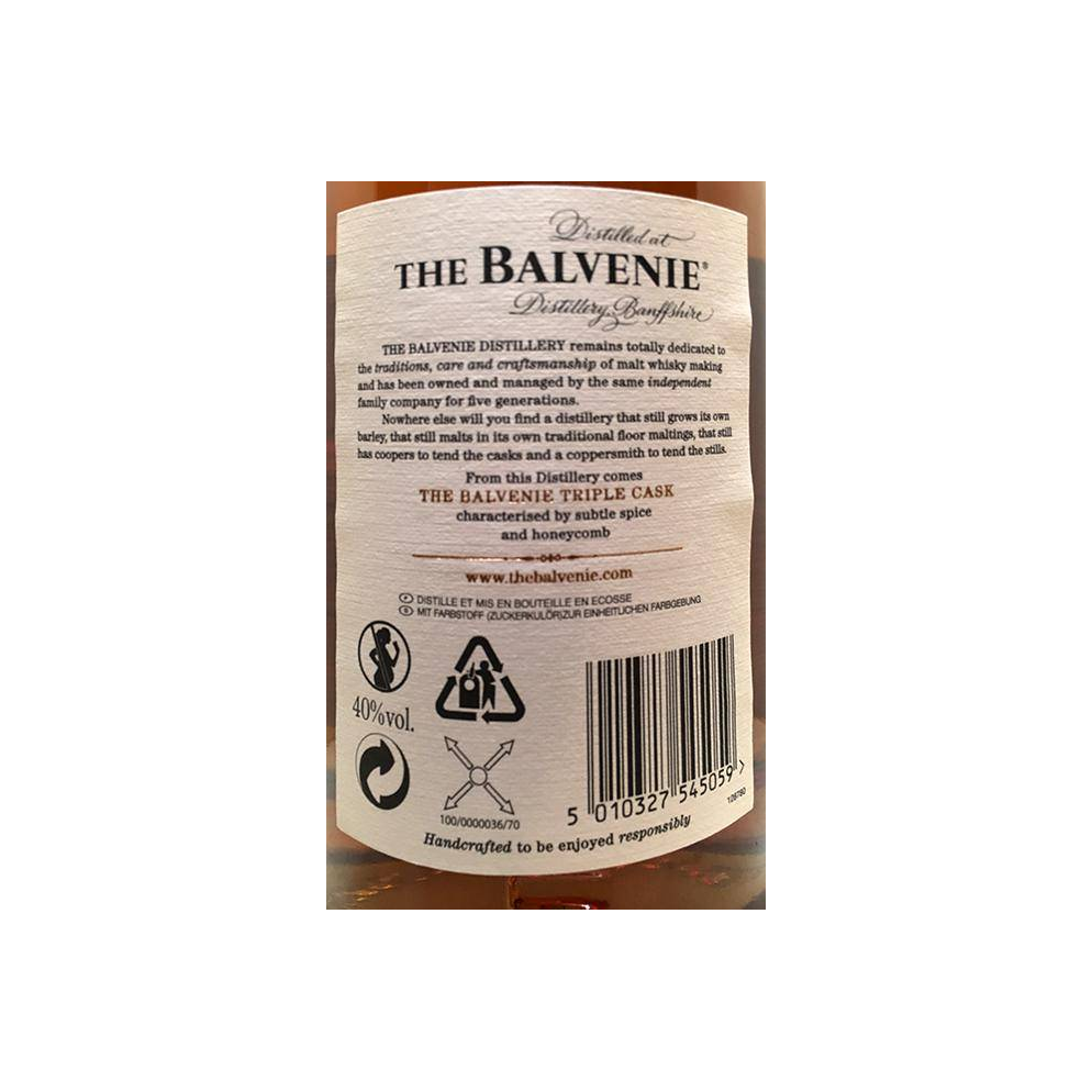 The Balvenie 12 Years Single Malt Whisky 3
