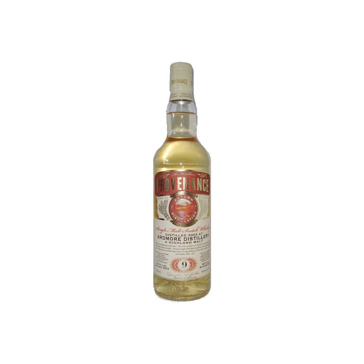 Ardmore McGibbon's Provenance 2003 9 Years Single Malt Whisky