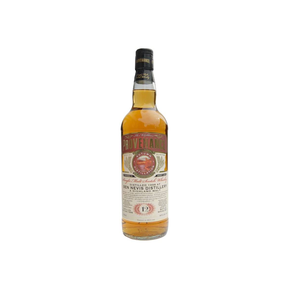 Ben Nevis McGibbon's Provenance 1998 12 Years Single Malt Whisky