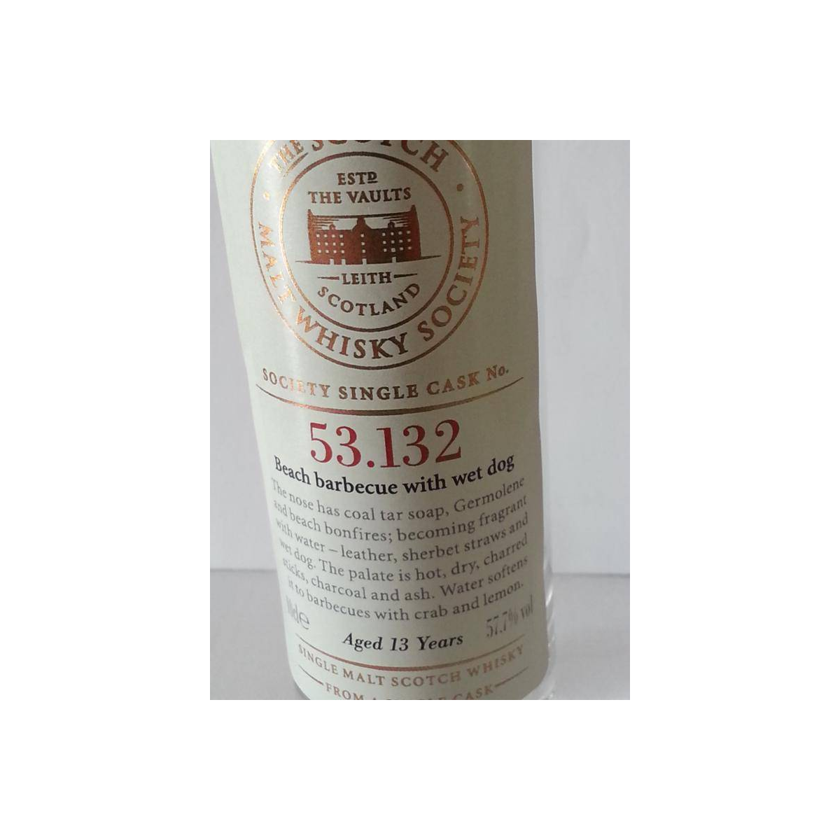 The Scotch Malt Whisky Society 1995 13 Years Single Malt Whisky