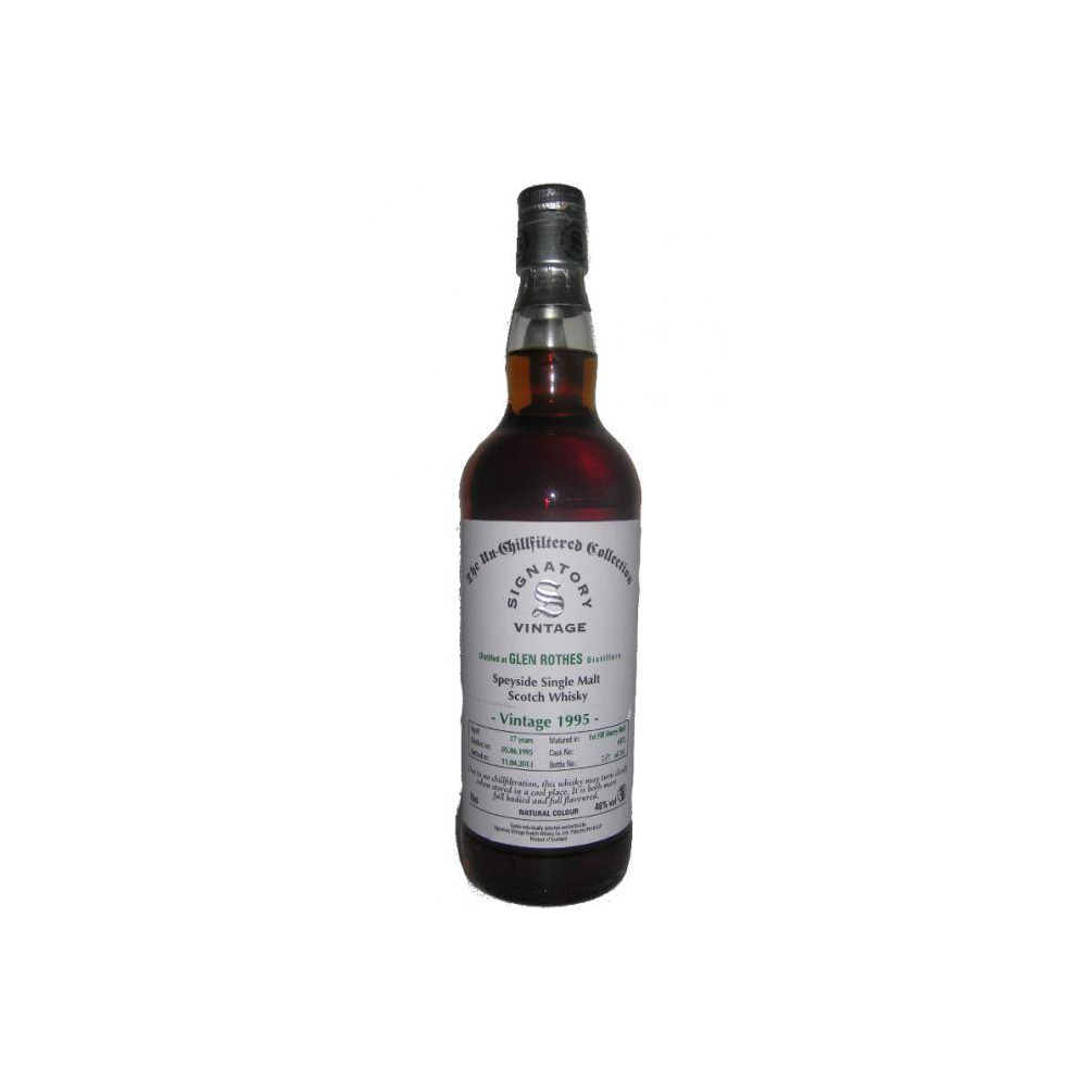 The Glenrothes The Un-Chillfiltered Collection 1995 17 Years Single Malt Whisky