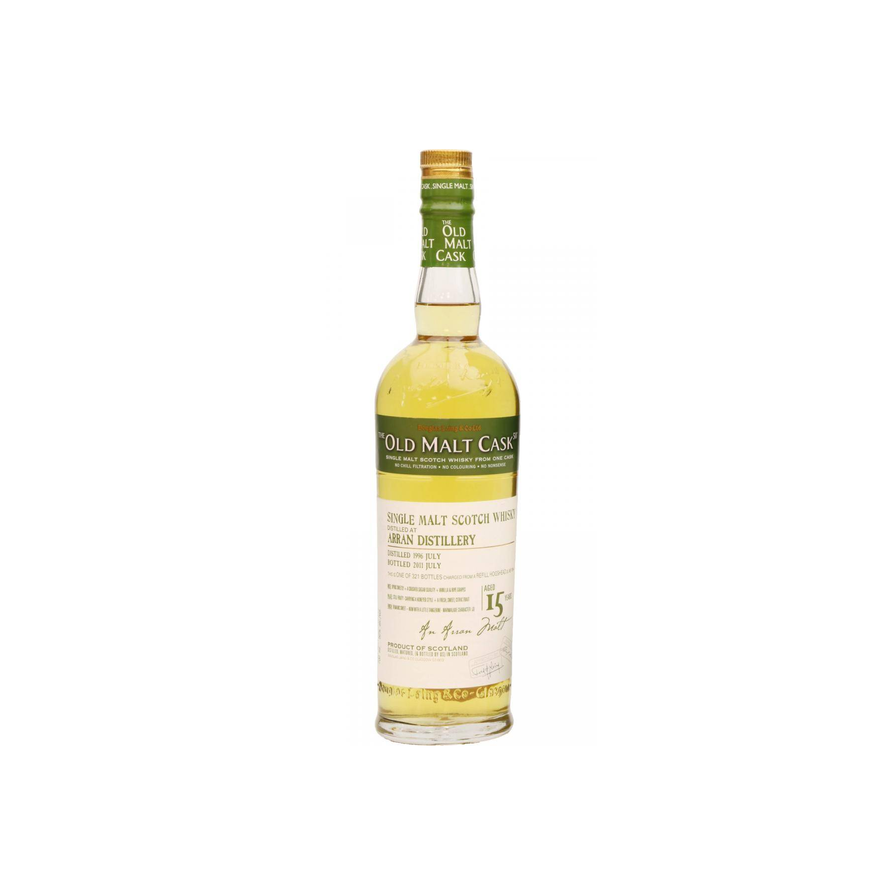 Arran Old Malt Cask 1996 15 Years Single Malt Whisky