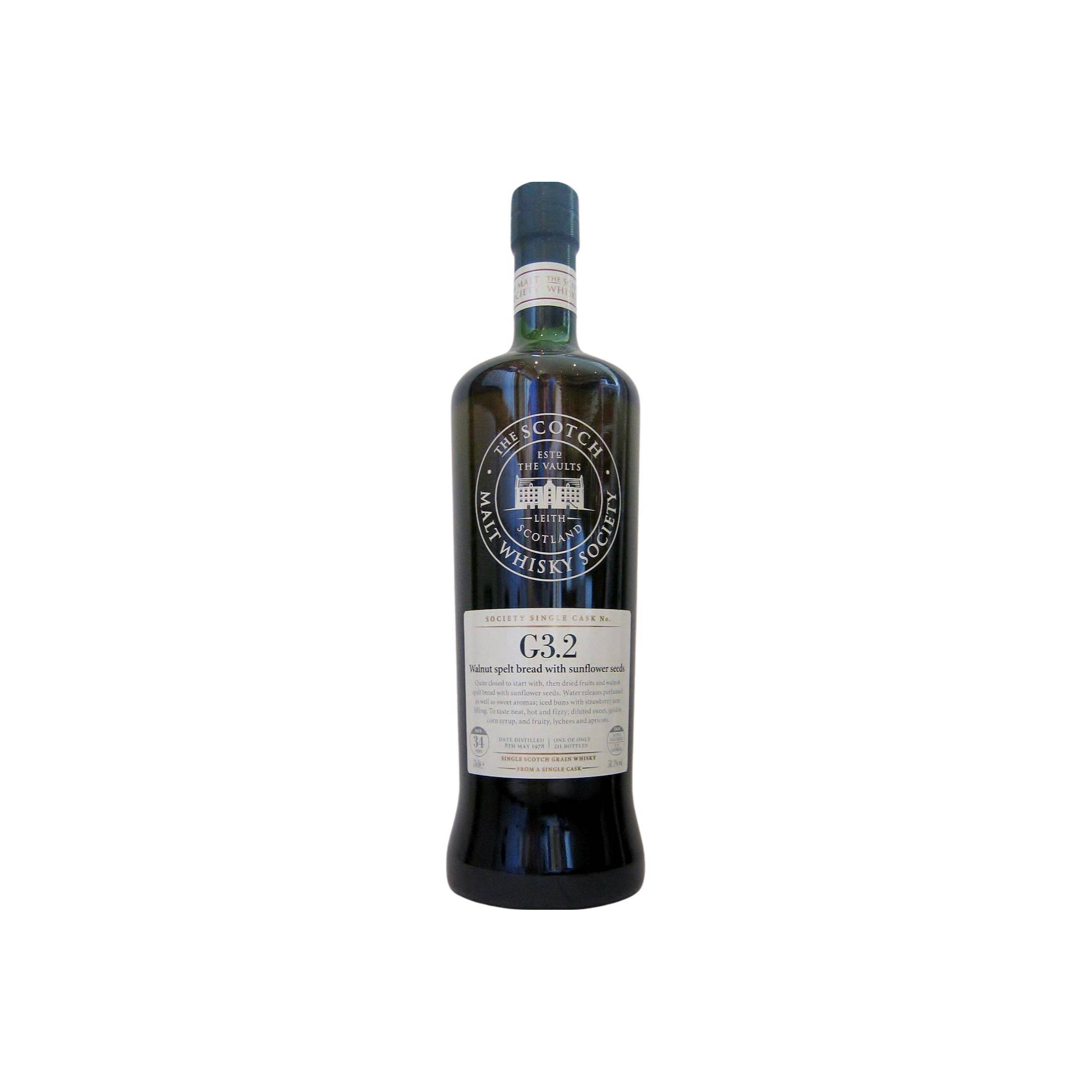 The Scotch Malt Whisky Society 1978 34 Years Single Grain Whisky