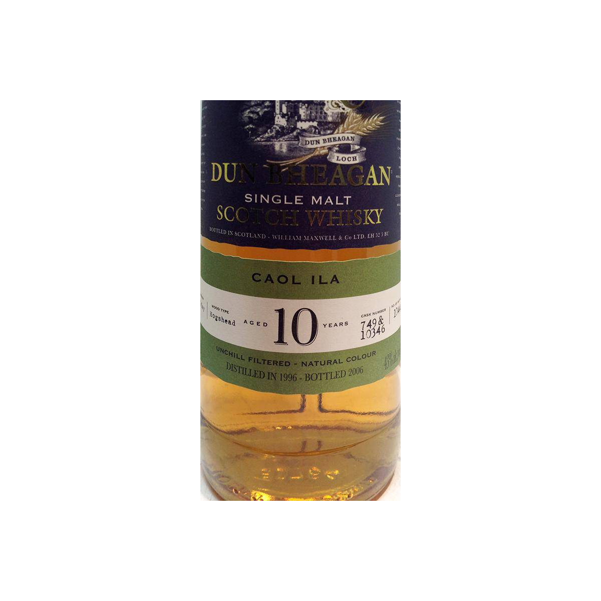 Caol Ila 1996 10 Years Single Malt Whisky 2
