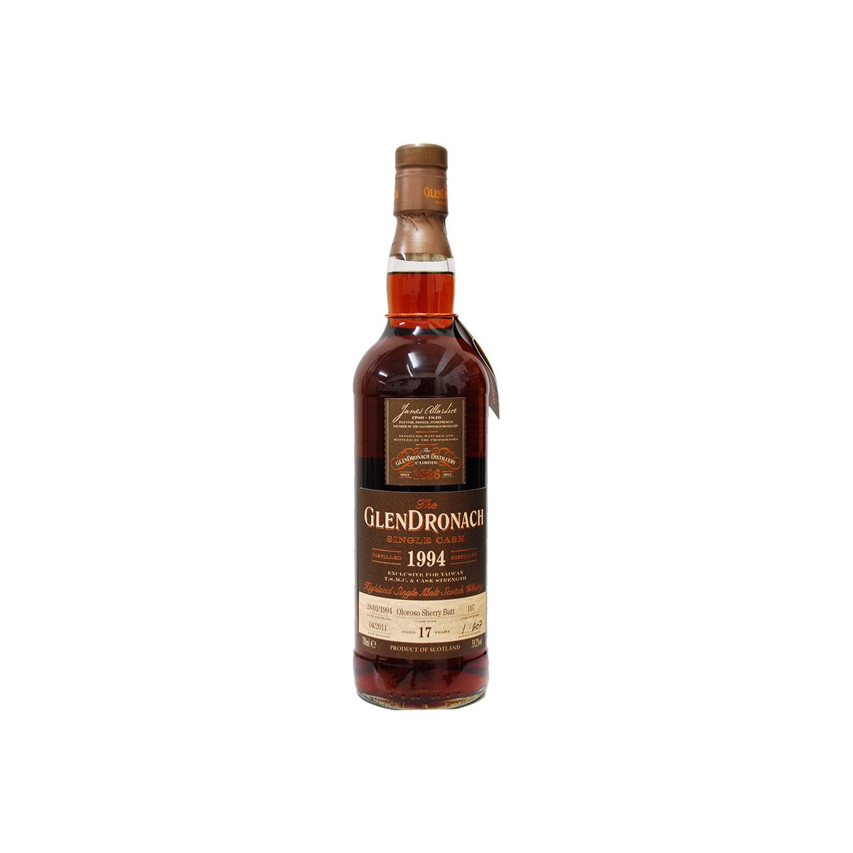 GlenDronach Single Cask 1994 17 Years Single Malt Whisky