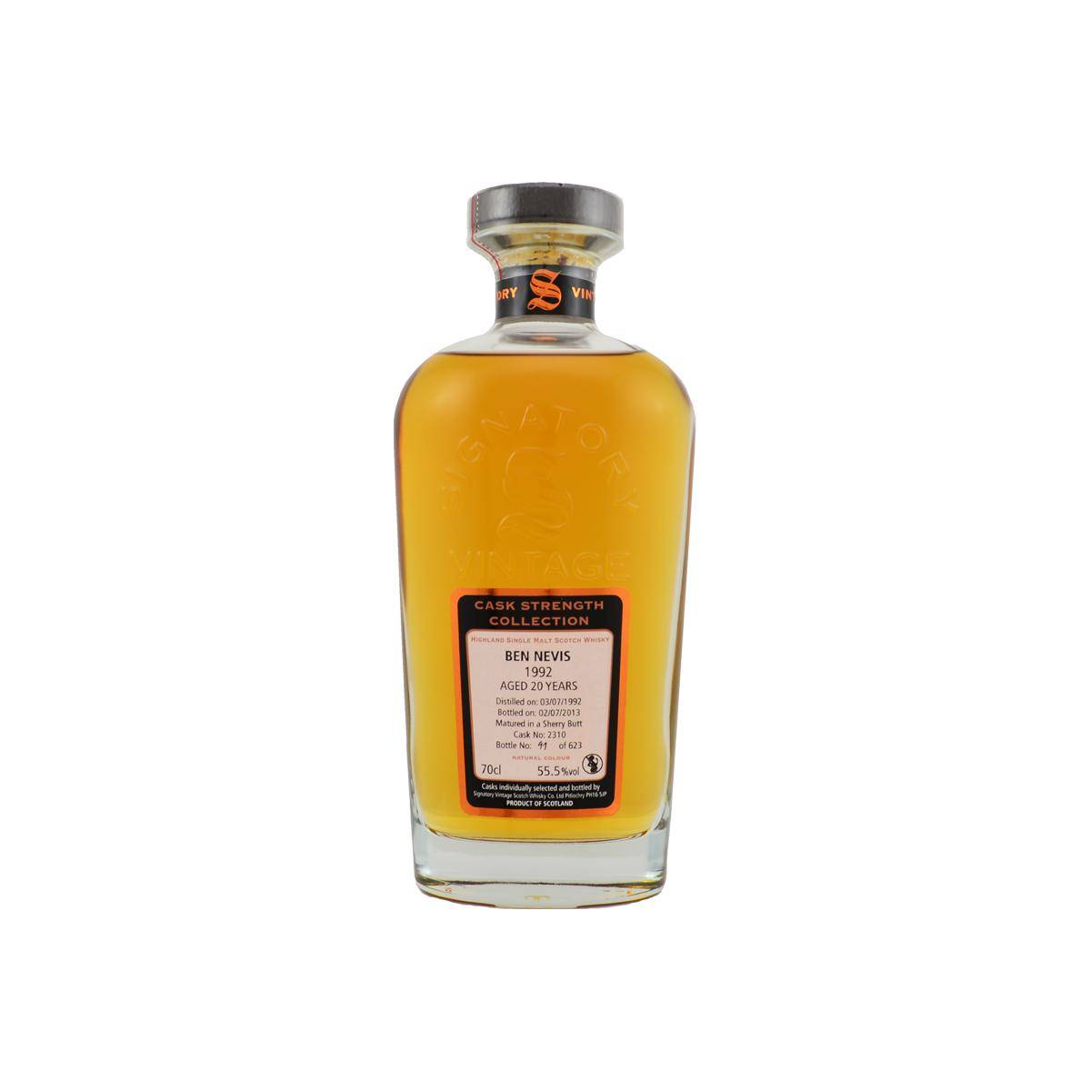 Ben Nevis Cask Strength Collection 1992 20 Years Single Malt Whisky