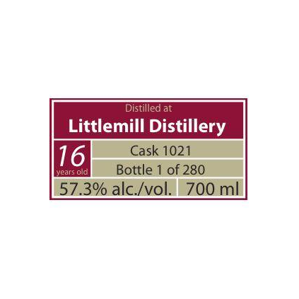 Littlemill 16 Years Single Malt Whisky 3