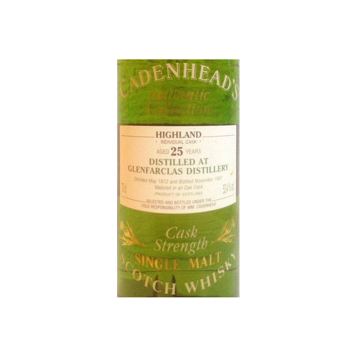 Glenfarclas Authentic Collection 1972 25 Years Single Malt Whisky 2