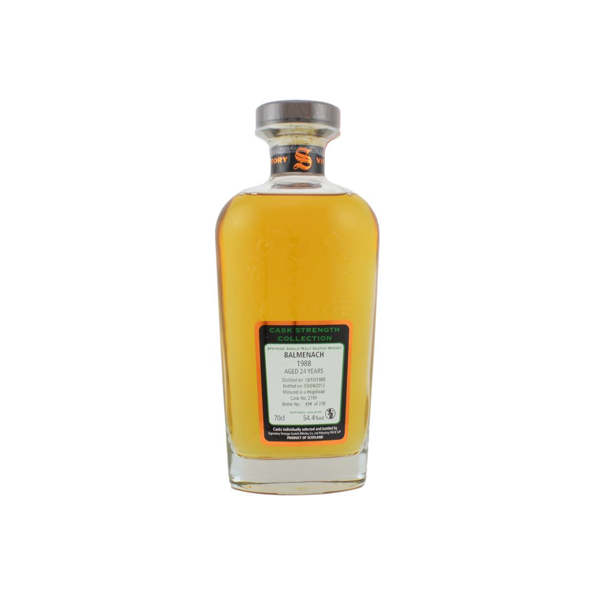 Balmenach Cask Strength Collection 1988 24 Years Single Malt Whisky