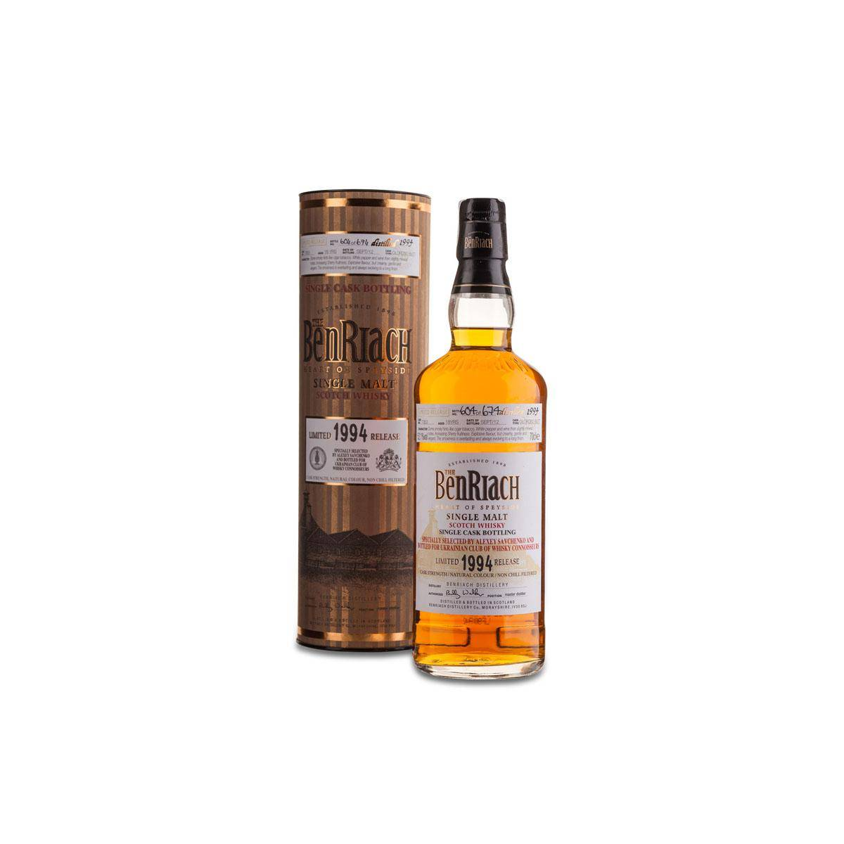 BenRiach Individual Cask Bottling 1994 18 Years Single Malt Whisky 2
