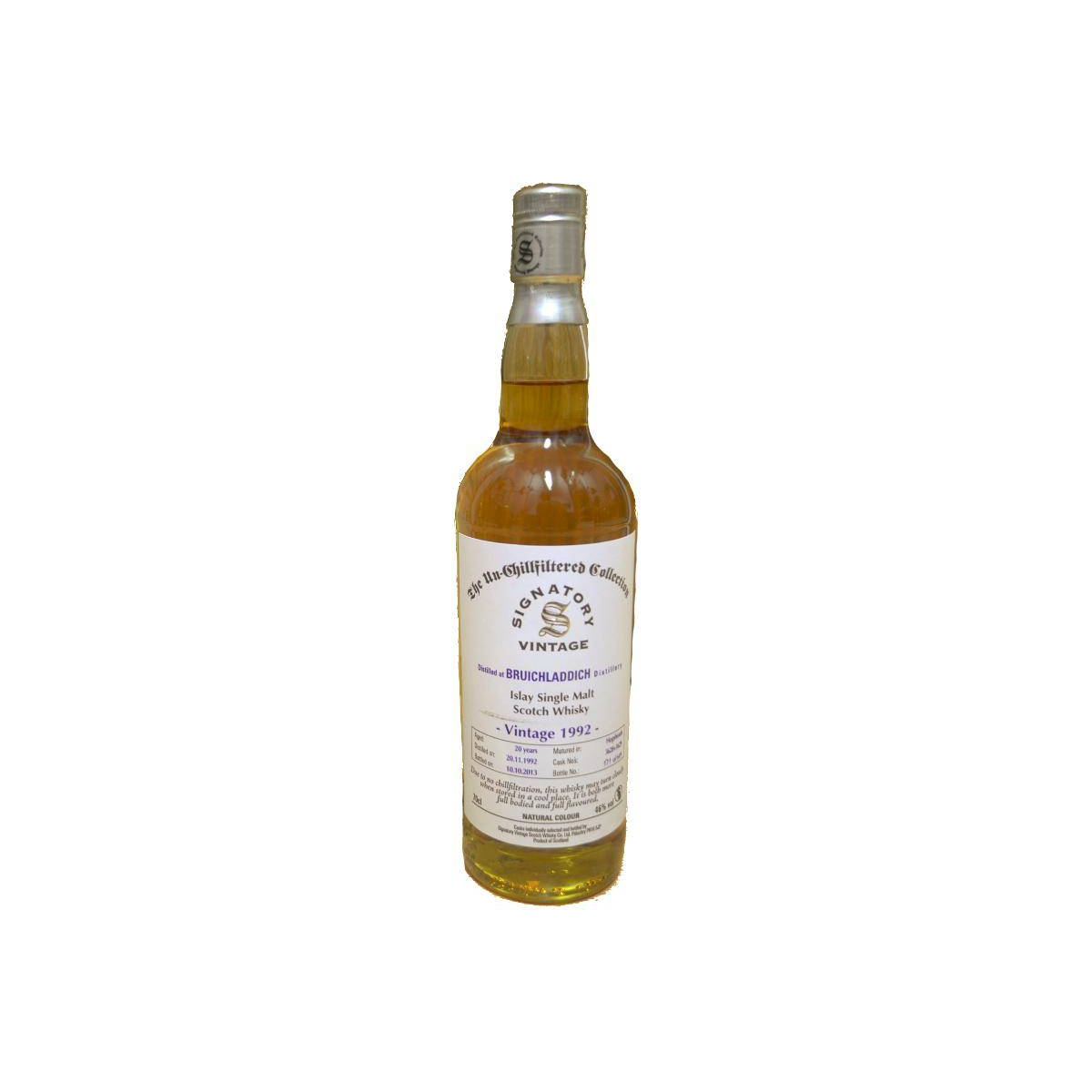 Bruichladdich The Un-Chillfiltered Collection 1992 20 Years Single Malt Whisky