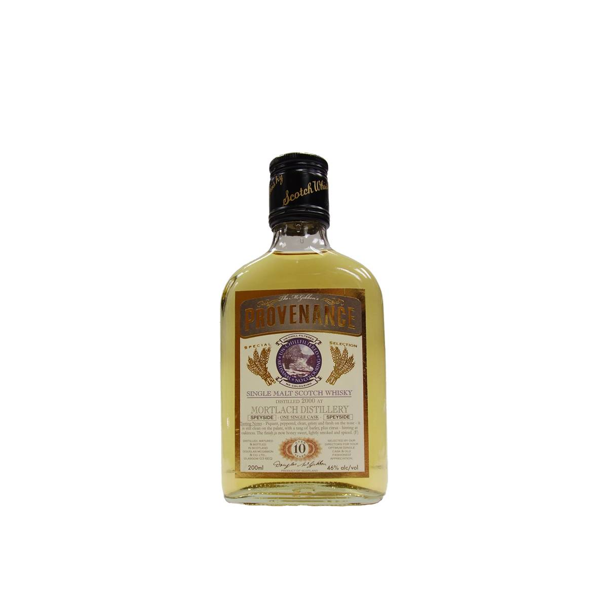 Mortlach McGibbon's Provenance 2000 10 Years Single Malt Whisky