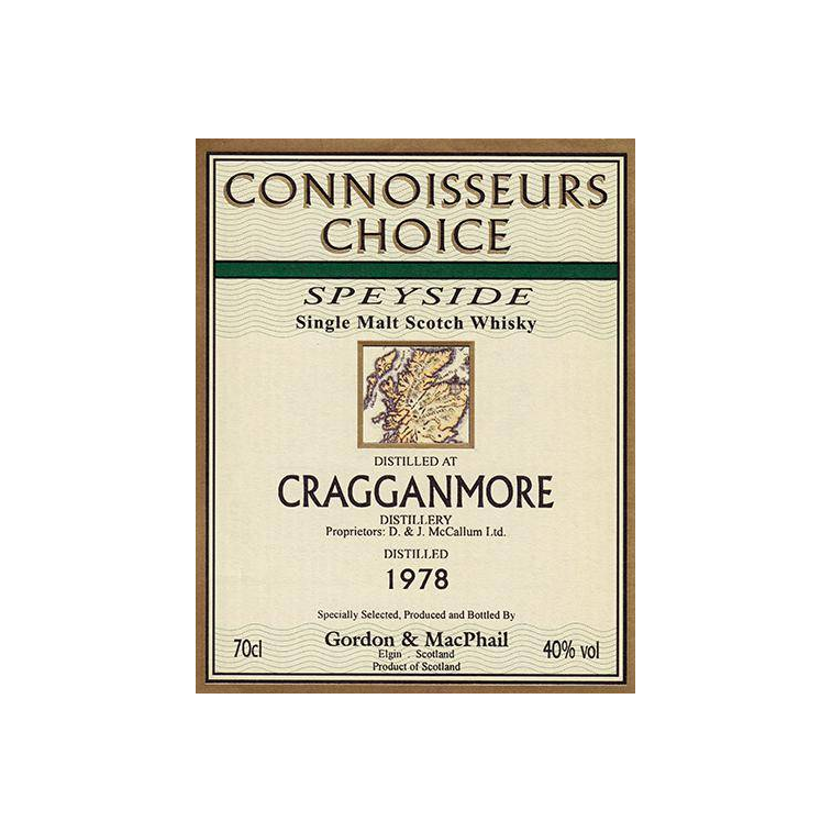 Cragganmore Connoisseurs Choice 1978 19 Years Single Malt Whisky