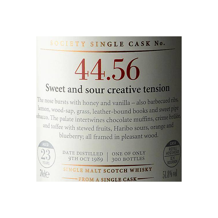 The Scotch Malt Whisky Society 1989 23 Years Single Malt Whisky 2
