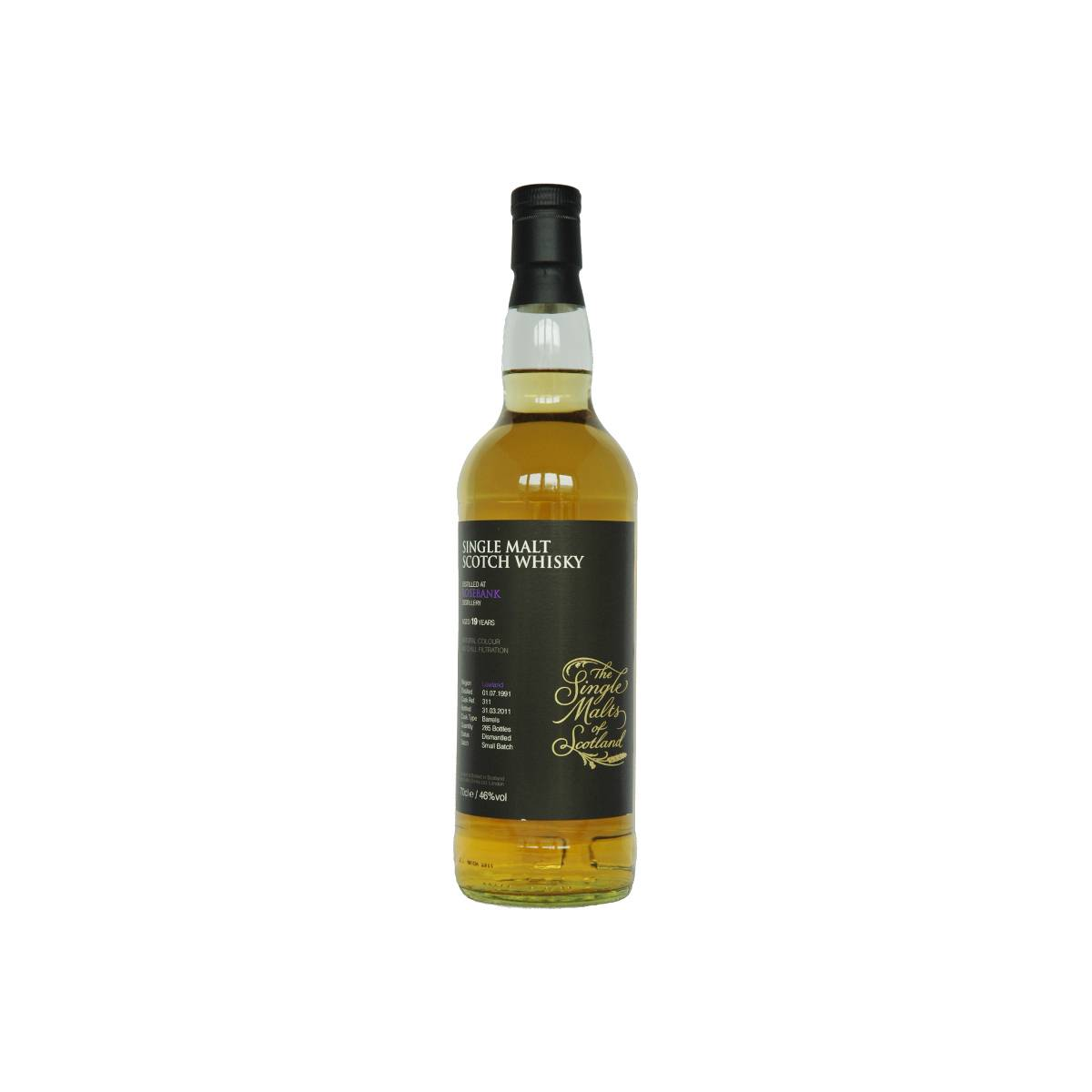 Rosebank The Single Malts of Scotland 1991 19 Years Single Malt Whisky
