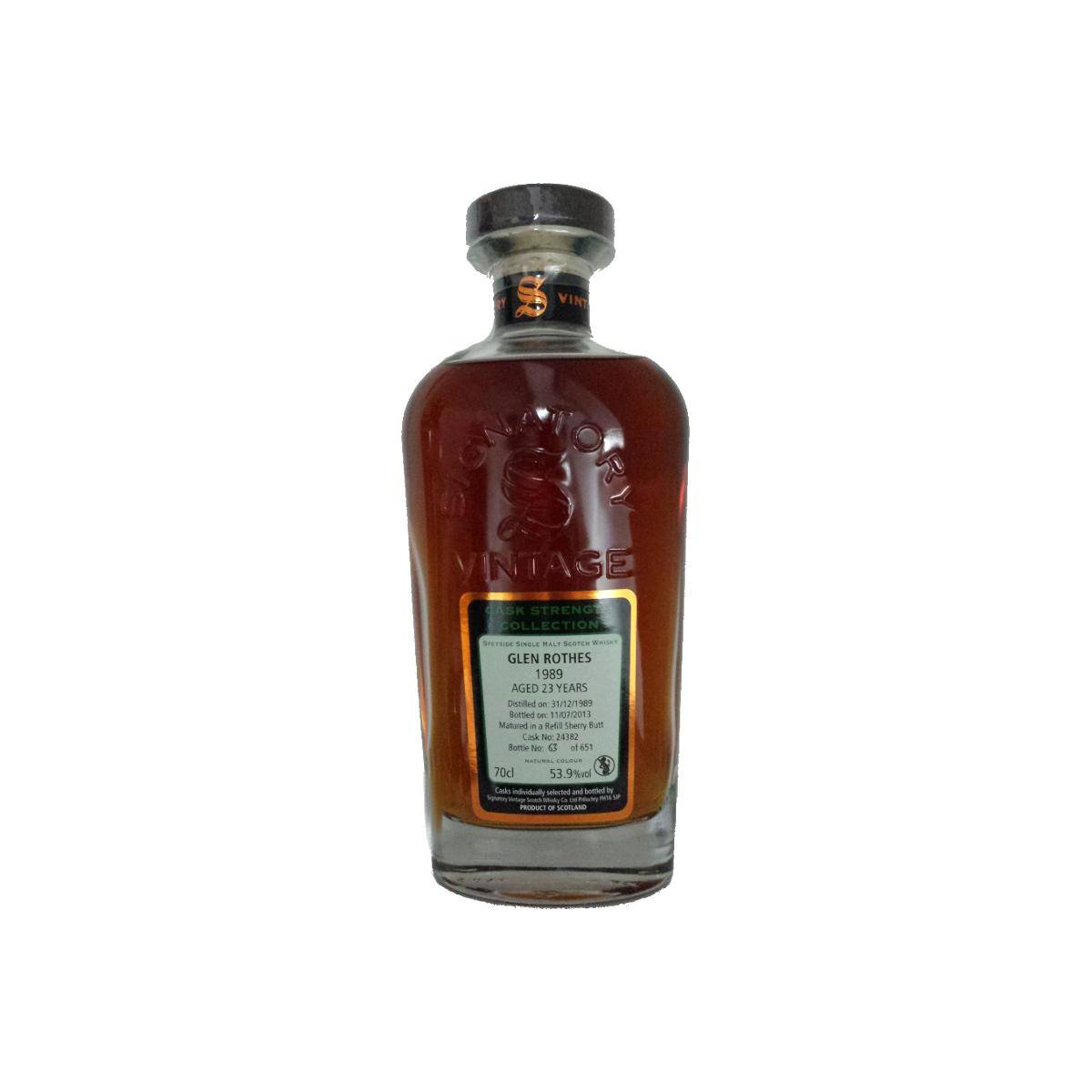 The Glenrothes Cask Strength Collection 1989 23 Years Single Malt Whisky
