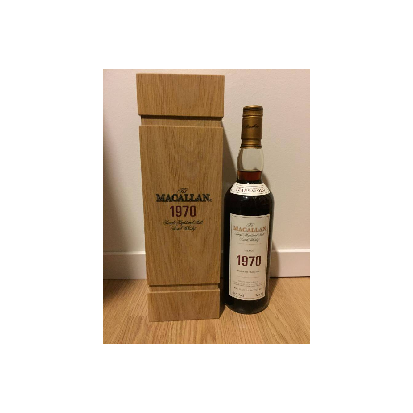 The Macallan 1970 32 Years Single Malt Whisky