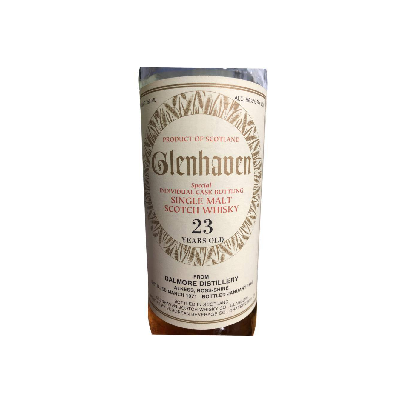 The Dalmore 1971 23 Years Single Malt Whisky